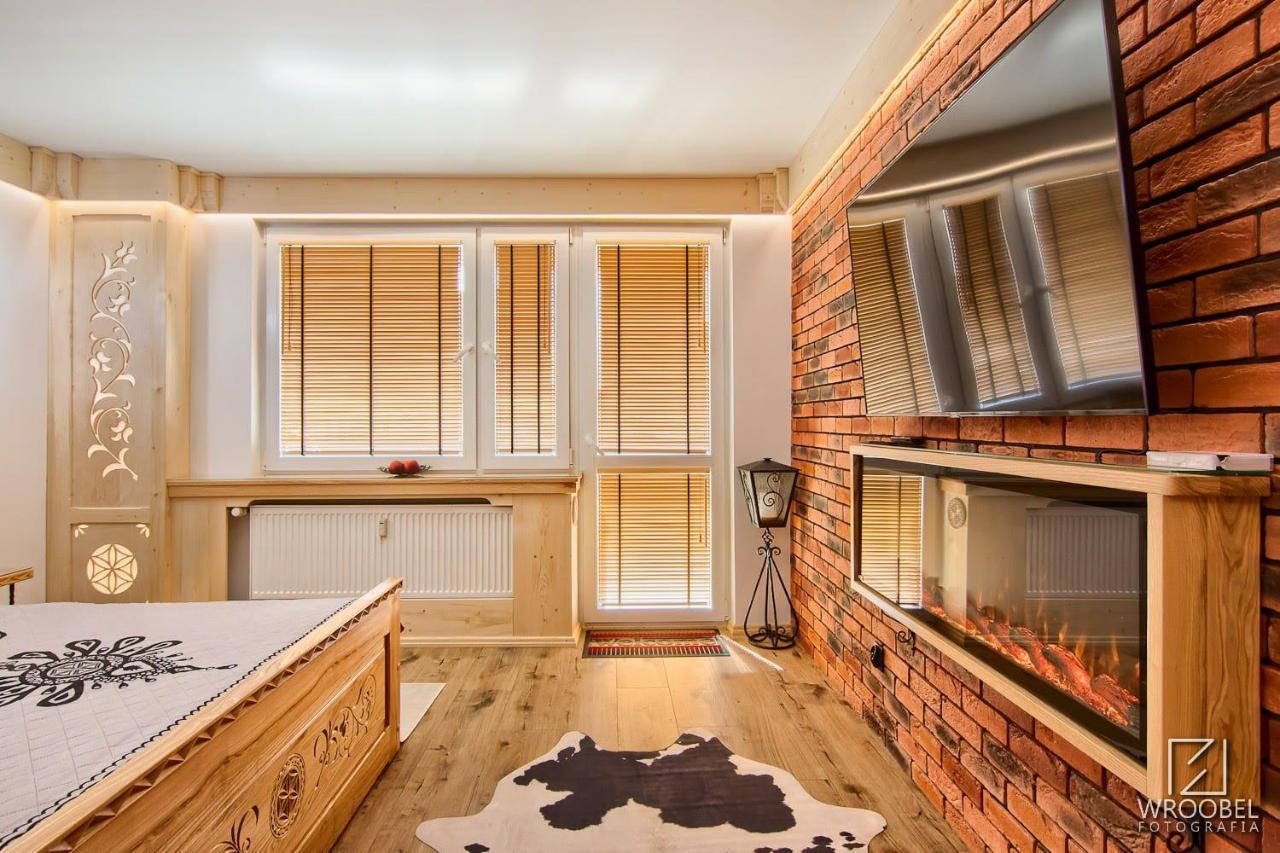 Apartament Zakopane Utrzymany W Stylu Goralskiej Chaty Kültér fotó
