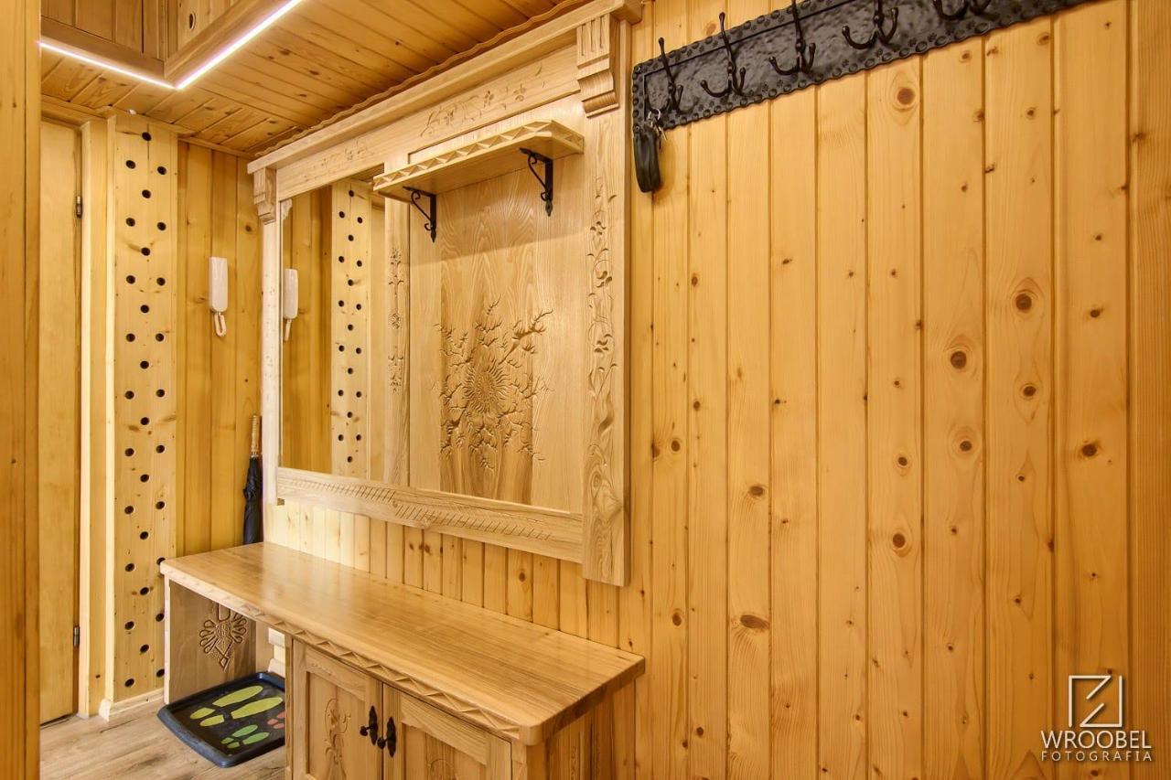 Apartament Zakopane Utrzymany W Stylu Goralskiej Chaty Kültér fotó